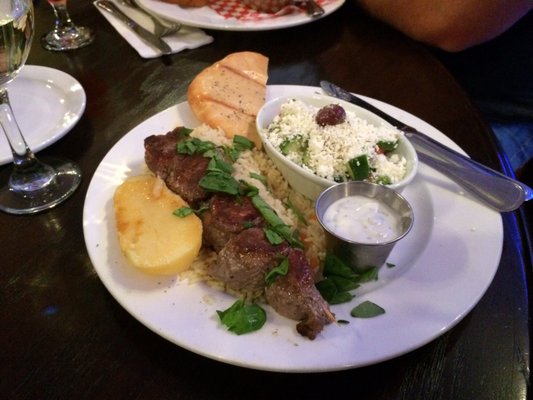 Dinner at Alexandras Greek Restaurant Nanaimo